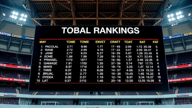 Egyptens herrlandslag poängställning i fotboll